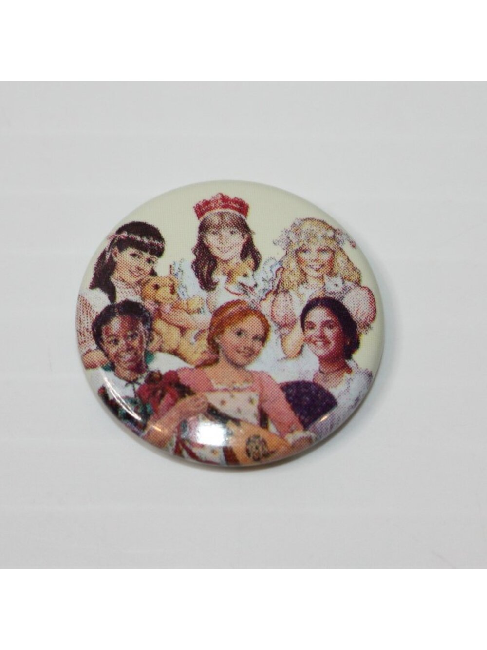 Pleasant Company Rare American Girl Character Pinback Button 1" in Diameter